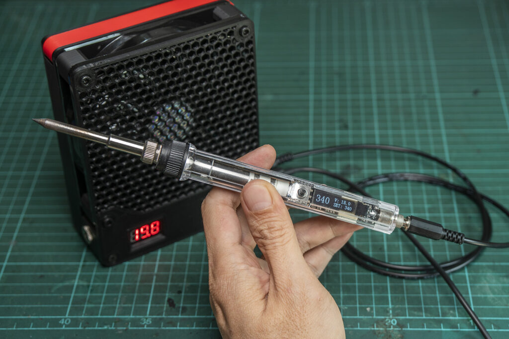 Fume Extractor using with T12-TR Portable Soldering Iron