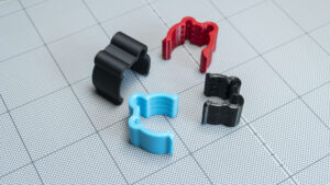 Snap-in Cable Clip for tube or tripod (3 sizes)