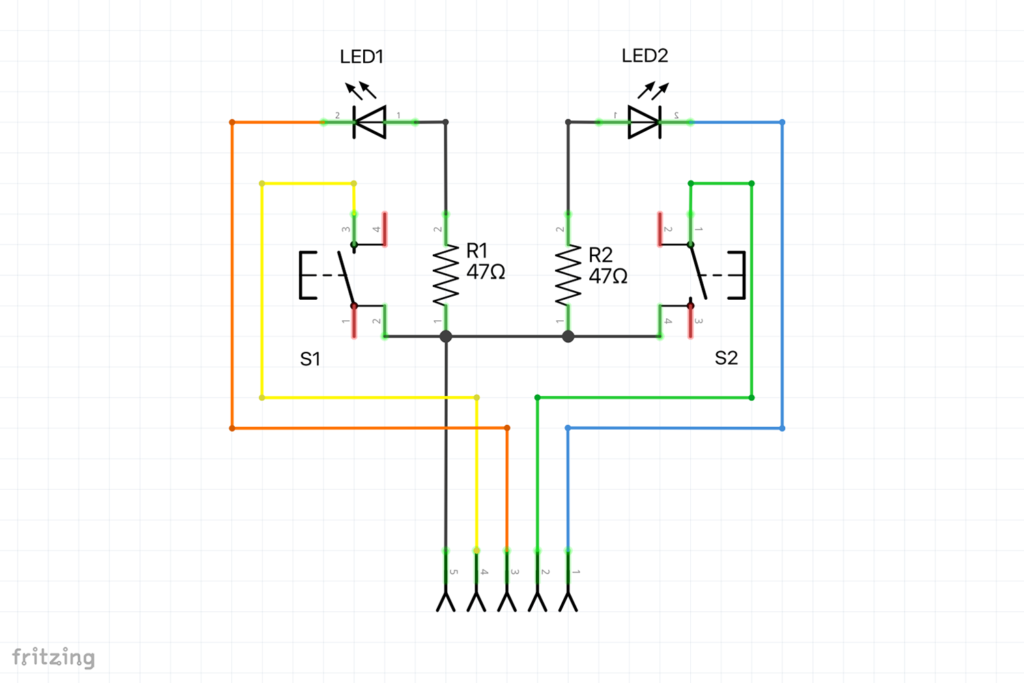 Front PCB Schematic