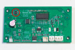 BS813A-1 Touch Key IC on SOVOL Filament Dryer Control Board