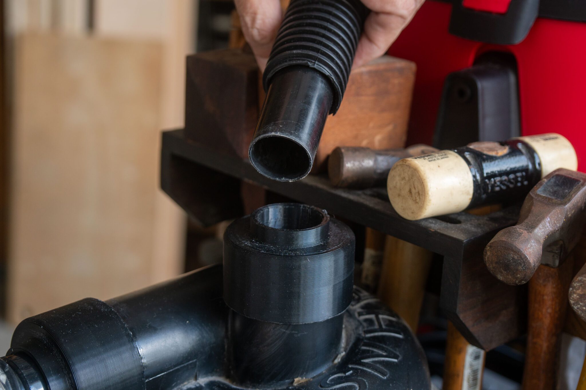 3D Printed Low-Profile Dust Hose Adapter for Cyclone Separator - Simply ...
