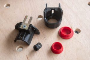 3D Print Edge Trimming Dust Port for Compact Router