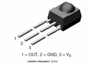 TSOP4838 IR Receiver Pinout