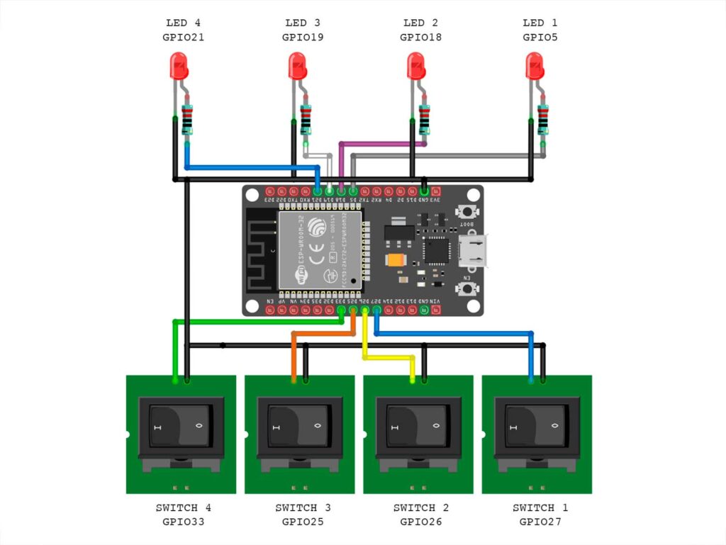 Retro Control Switch Panel Wiring Diagram